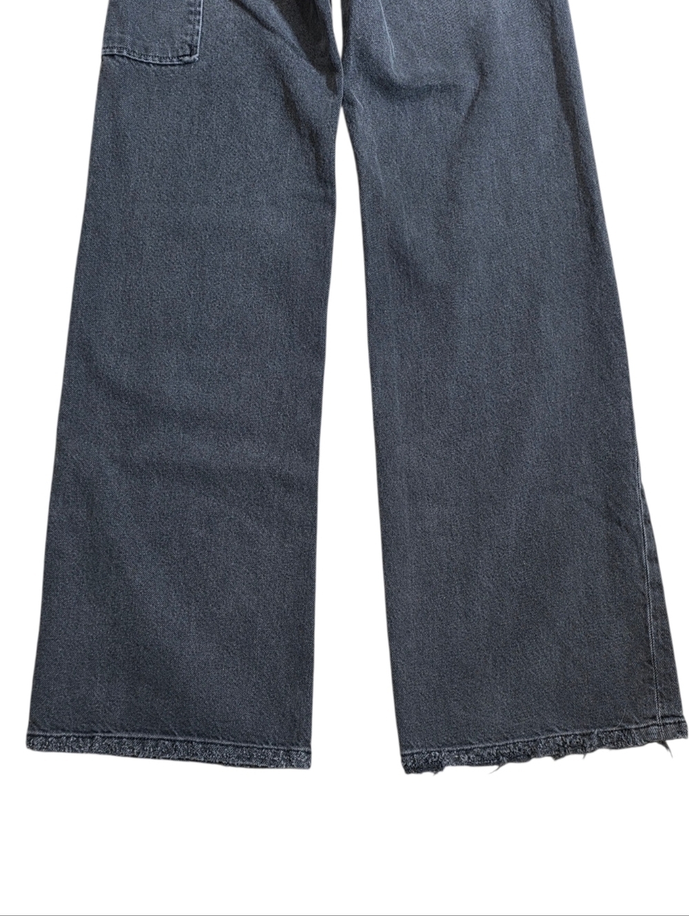 We The Free Tinsley Baggy Wide Leg Celestia Black Denim Size 24 - Picture 7 of 13